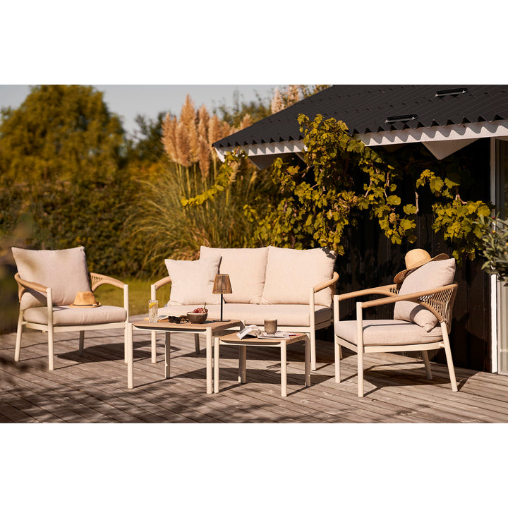 House Nordic Abela loungeset – sand/natur