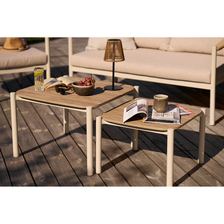House Nordic Abela loungeset – sand/natur