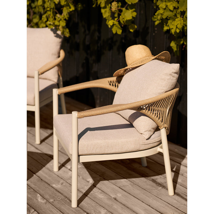 House Nordic Abela loungeset – sand/natur