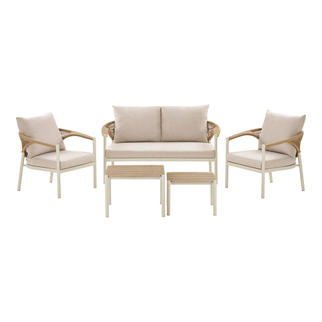 House Nordic Abela loungeset – sand/natur
