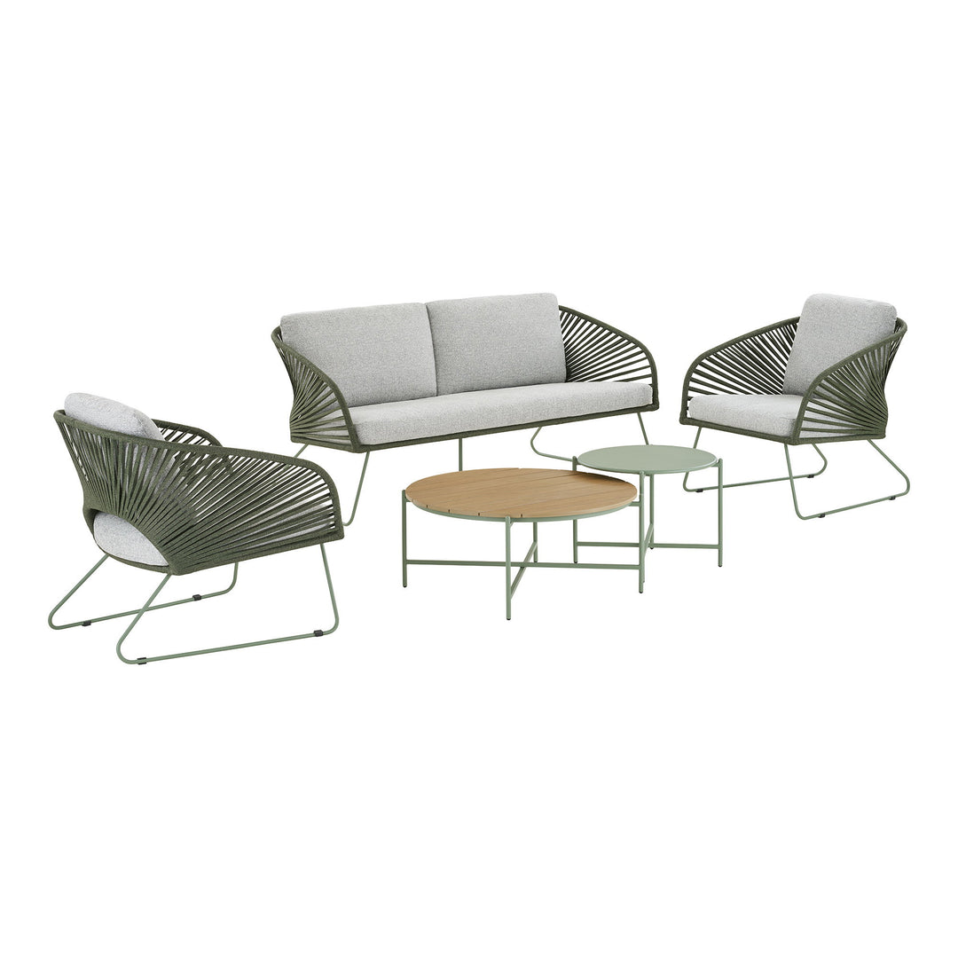 House Nordic Novella loungeset grå/grön