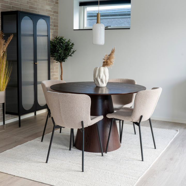 House Nordic Bolton &amp; Maceda matgrupp med 4 stolar