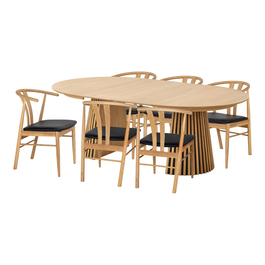 House Nordic Osaka &amp; Artenara matgrupp med 6 stolar