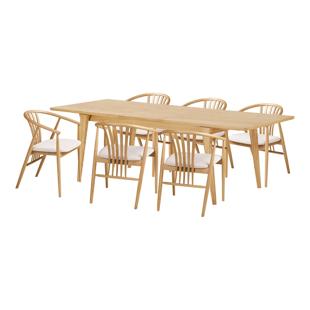 House Nordic Darwin &amp; Agustin matgrupp med 6 stolar