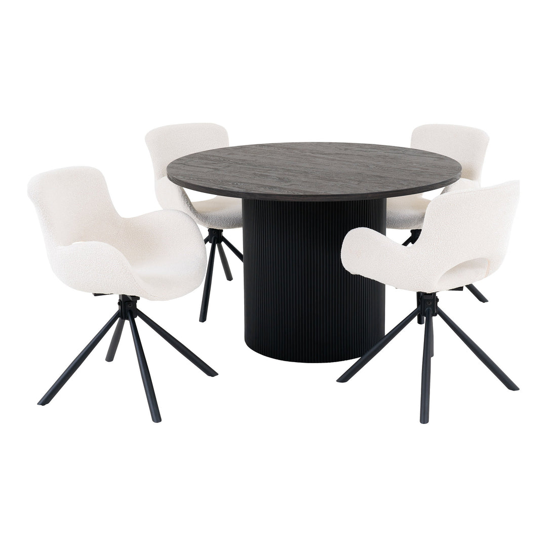 House Nordic Boavista &amp; Amorim matgrupp med 4 stolar