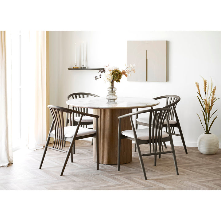 House Nordic Athens &amp; Agustin matgrupp med 4 stolar