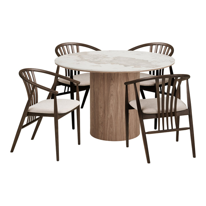 House Nordic Athens &amp; Agustin matgrupp med 4 stolar