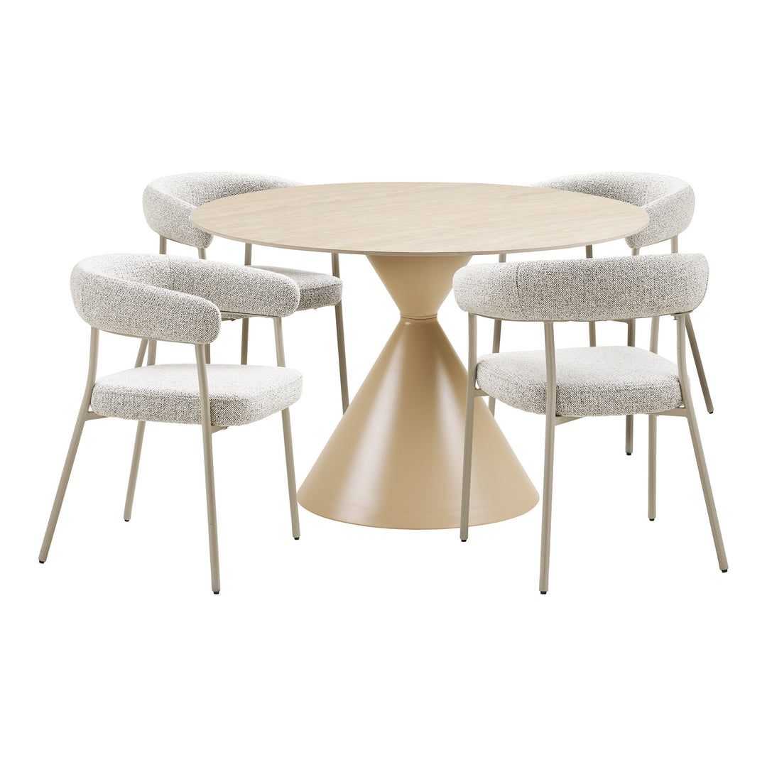 House Nordic Annecy &amp; Trivio matgrupp med 4 stolar