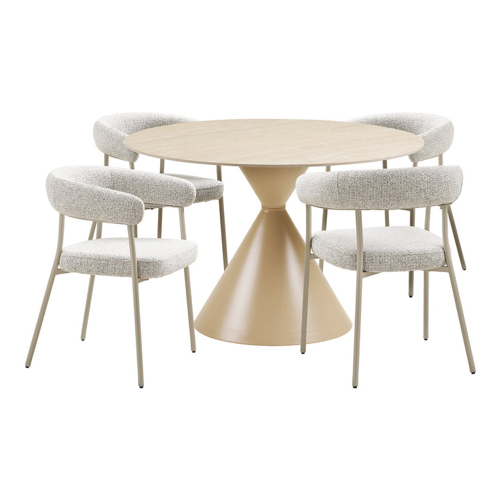 House Nordic Annecy &amp; Trivio matgrupp med 4 stolar
