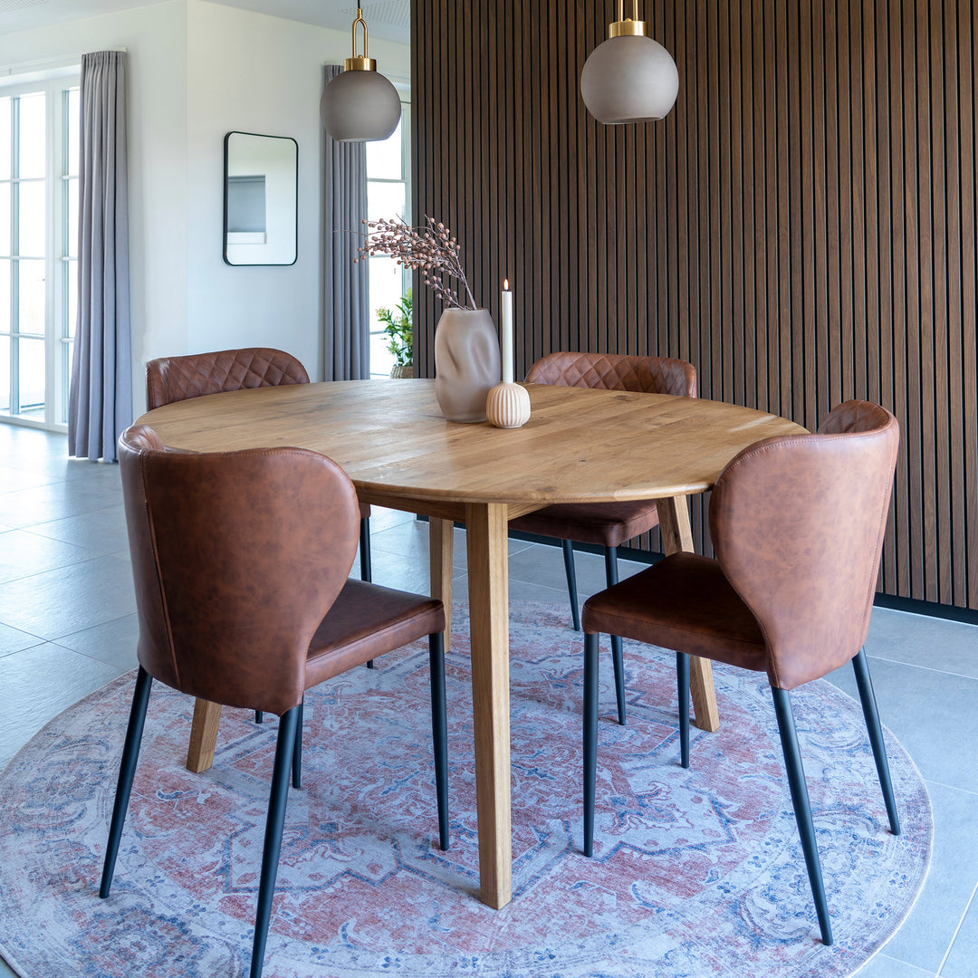 House Nordic Metz &amp; Pisa matgrupp med 4 stolar
