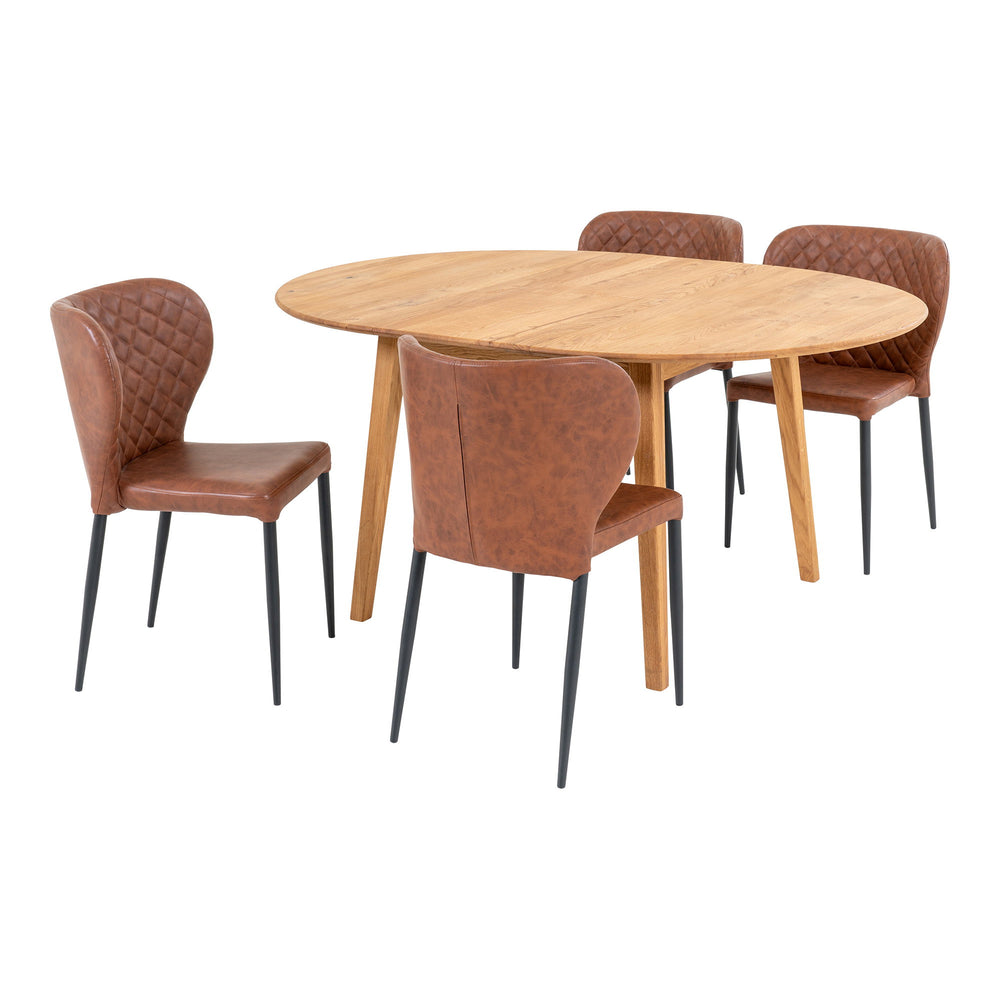 House Nordic Metz & Pisa matgrupp med 4 stolar
