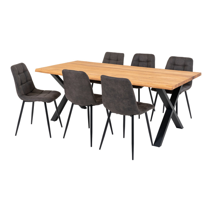House Nordic Toulon &amp; Middelfart matgrupp med 6 stolar