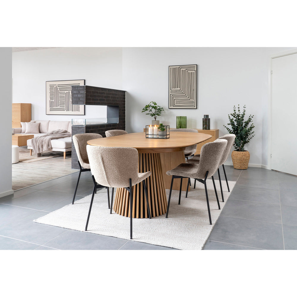 House Nordic Osaka & Maceda matgrupp med 6 stolar