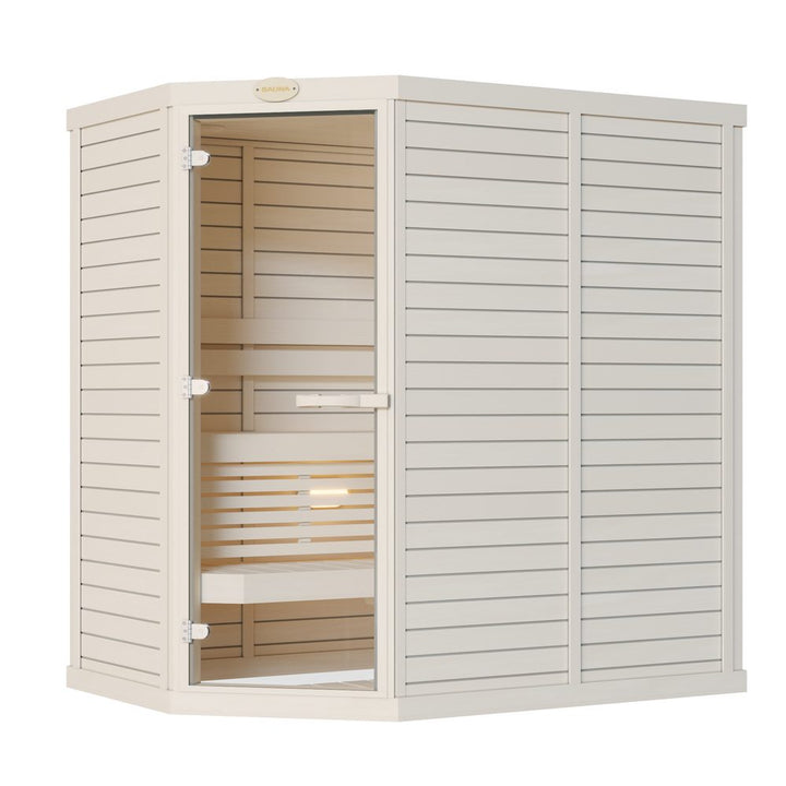 SAWO Indoor Sauna Standard Aspen corner
