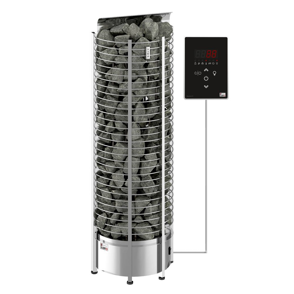 SAWO Electric Sauna Heater Tower Wall 3P-1P