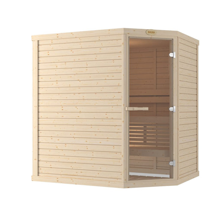SAWO Indoor Sauna Standard Spruce Corner