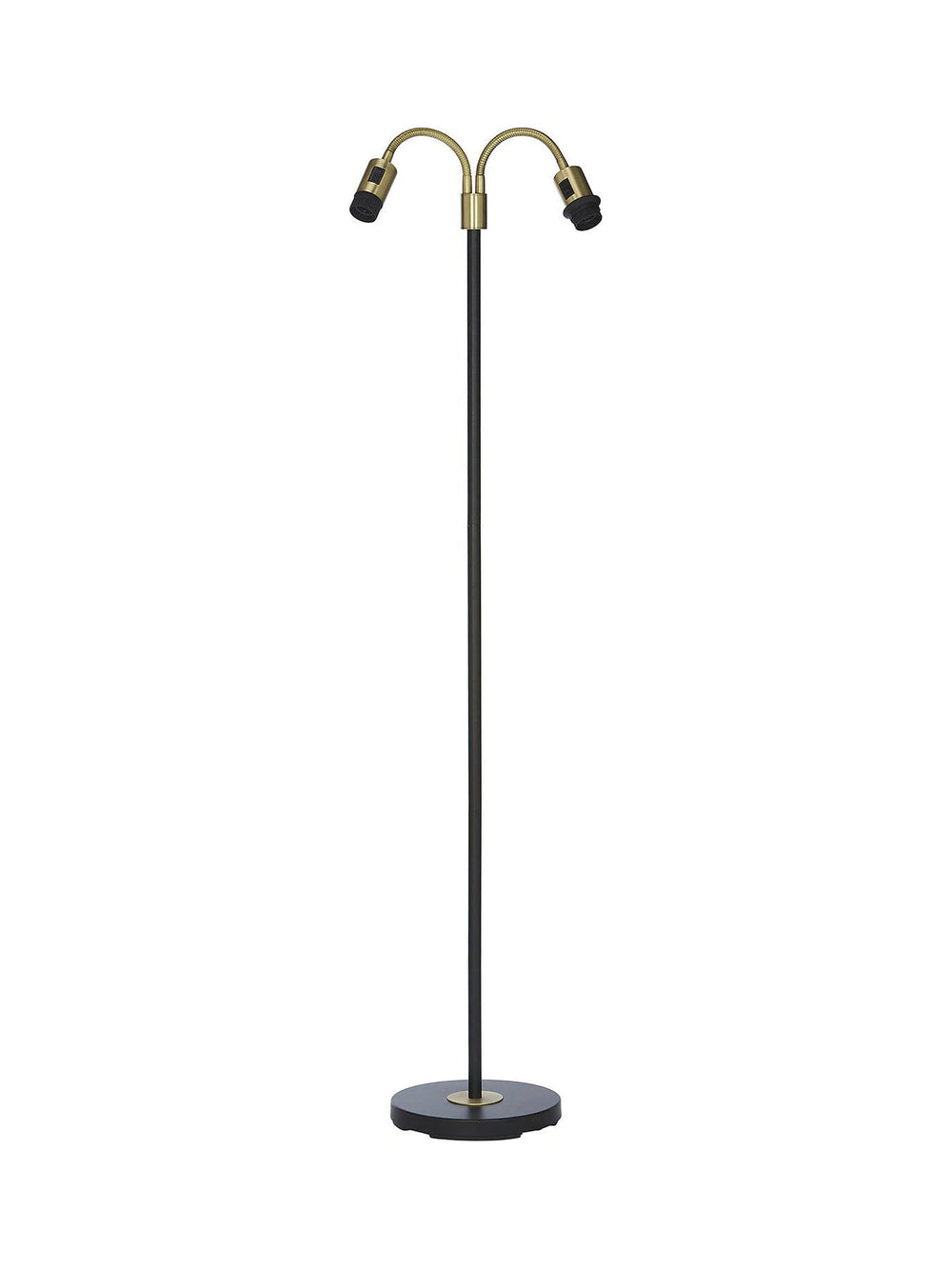 PR Home Amy golvlampa 2-arm svart/mässing 150 cm produktbild