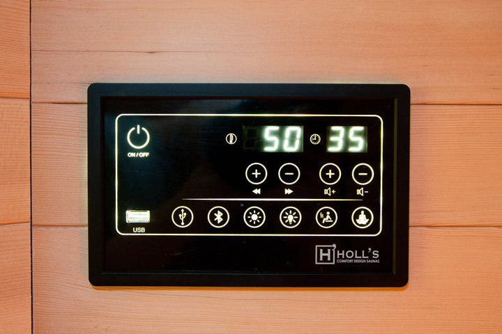 Holl’s PureWave EVO 3C Infraröd Bastu Hörn 3 Personer – Dual Healthy Full Spectrum
