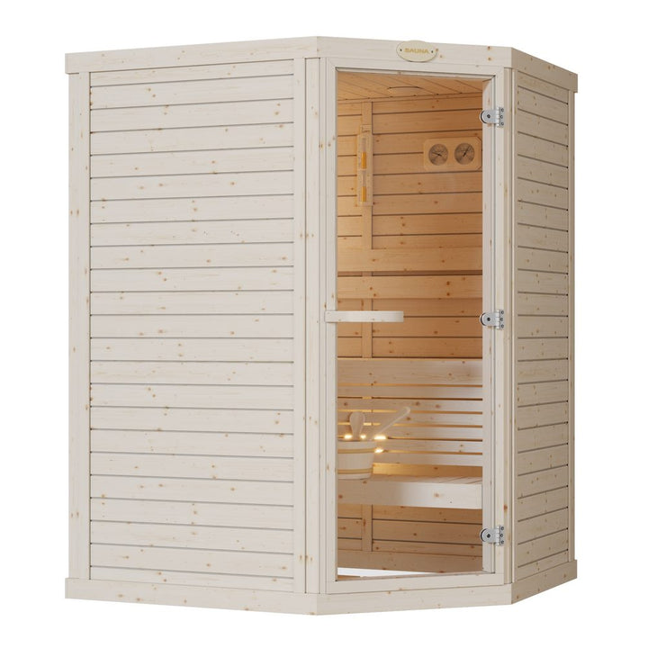 SAWO Indoor Sauna Standard Spruce Corner