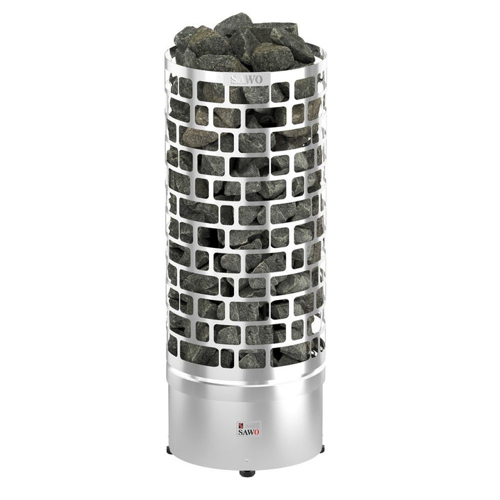 SAWO Electric Sauna Heater Tower Aries Round 3-Phase-1-Phase