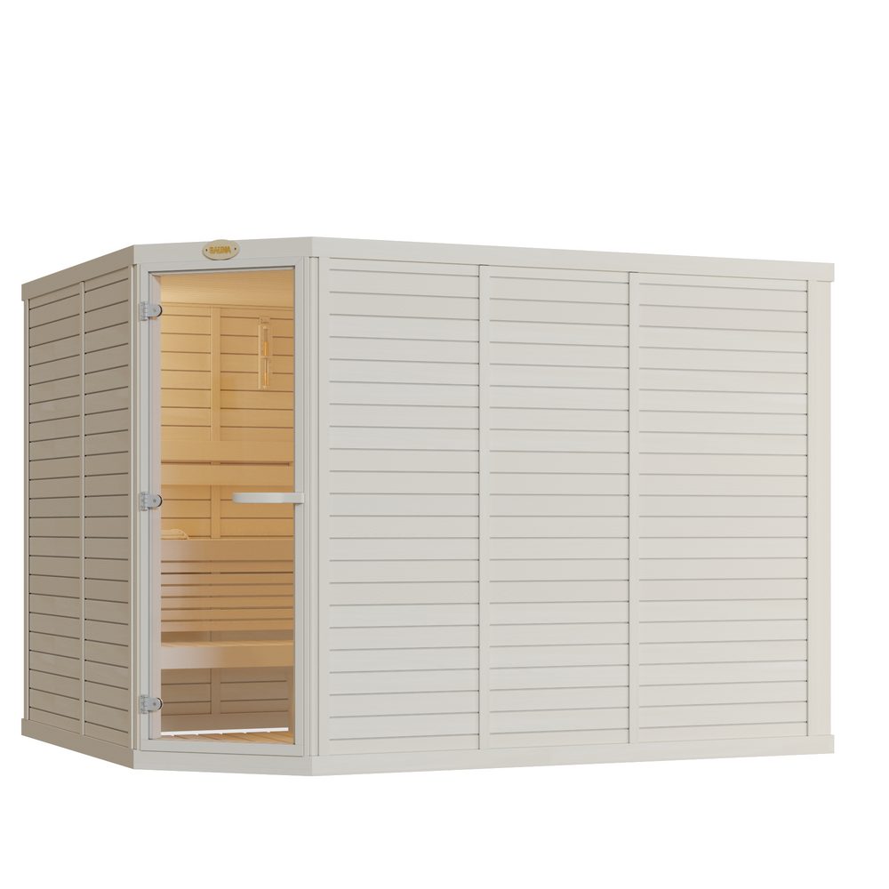 SAWO Indoor Sauna Standard Aspen corner
