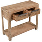 NNEVL Console Table 82x33x73 cm Solid Acacia Wood-2