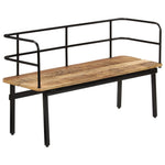 NNEVL Bench 120x40x70 cm Solid Mango Wood-0