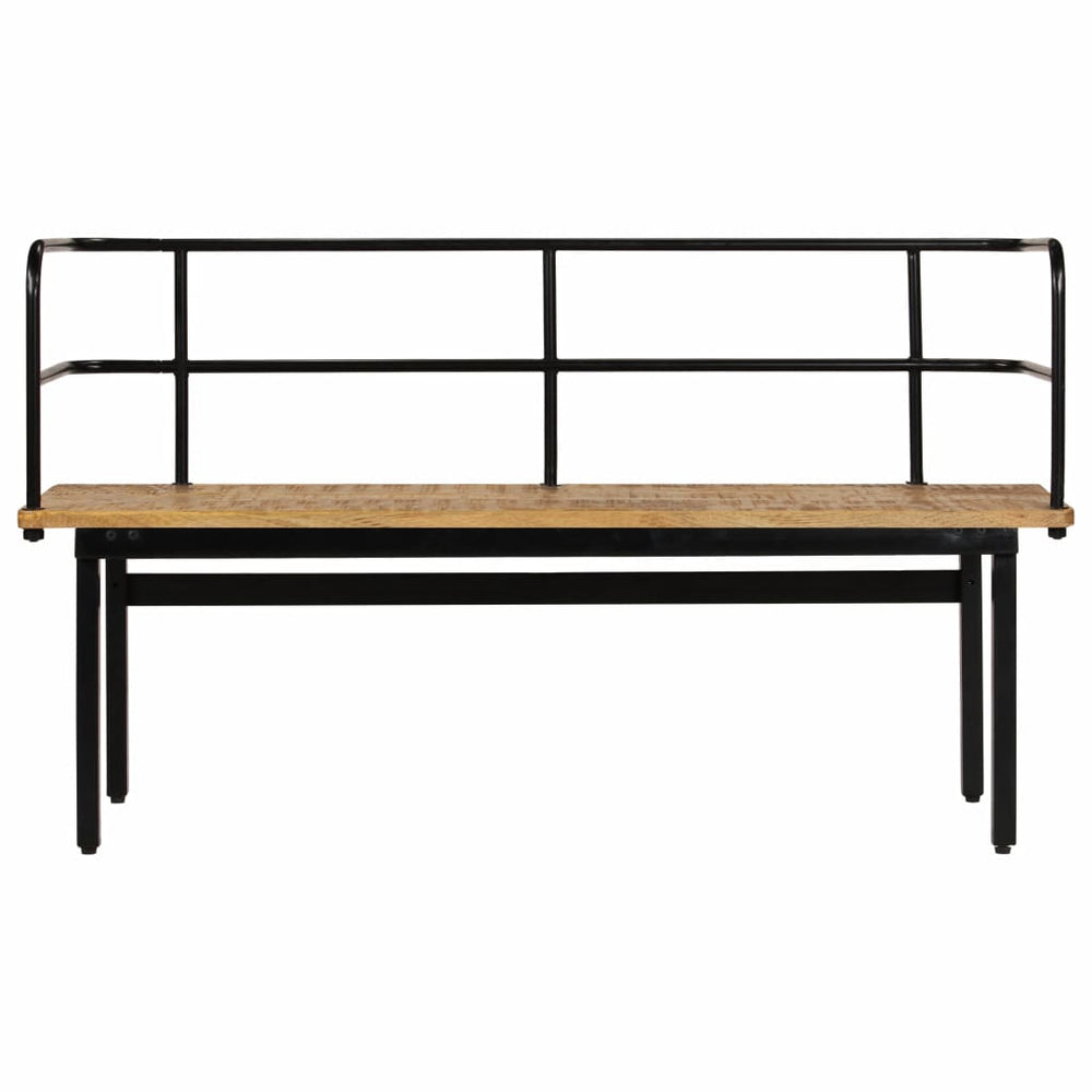 NNEVL Bench 120x40x70 cm Solid Mango Wood-1