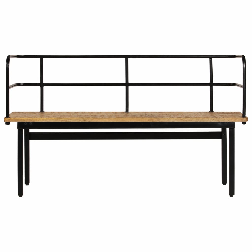 NNEVL Bench 120x40x70 cm Solid Mango Wood-1