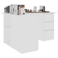 NNEVL Corner Desk White 145x100x76 cm Chipboard-3