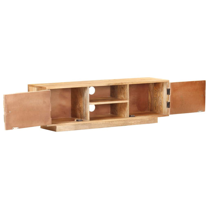 NNEVL TV Cabinet 116x30x35 cm Solid Mango Wood-1