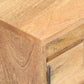 NNEVL TV Cabinet 116x30x35 cm Solid Mango Wood-4