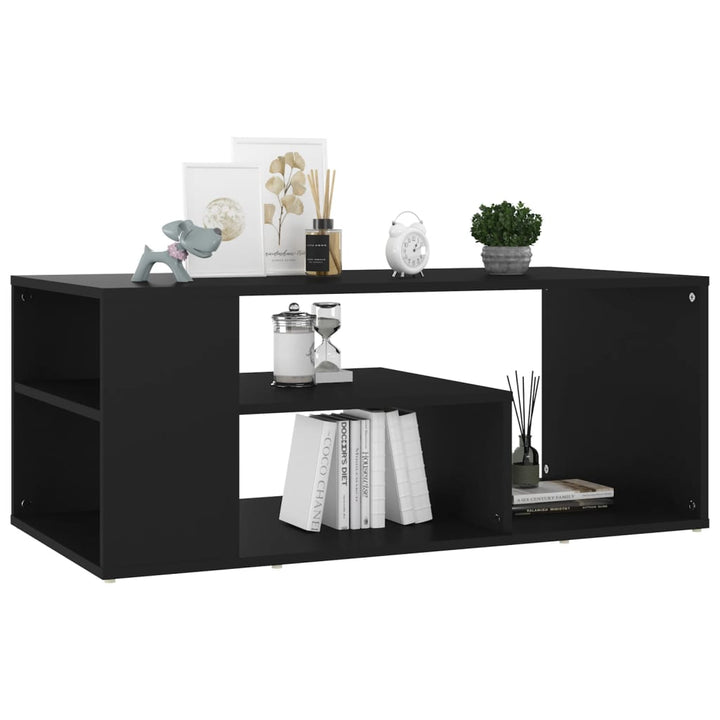 Soffbord – svart, 100×50×40 cm