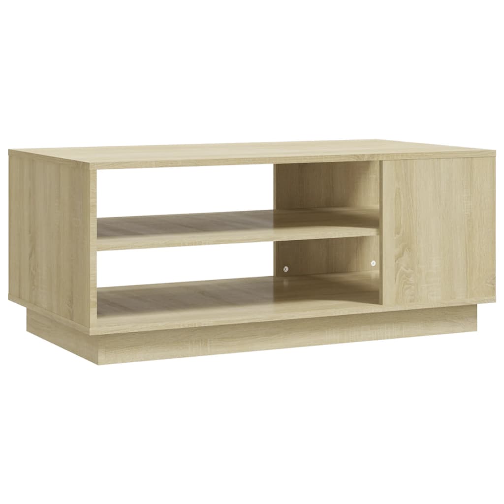 Sofabord – sonoma eg, 102×55×43 cm