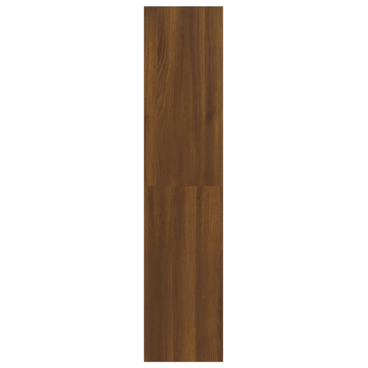 Bokhylla / rumsavdelare – brun ek, 100×30×135 cm