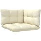 NNEVL 9 Piece Garden Lounge Set with Cream Cushions Pinewood-4