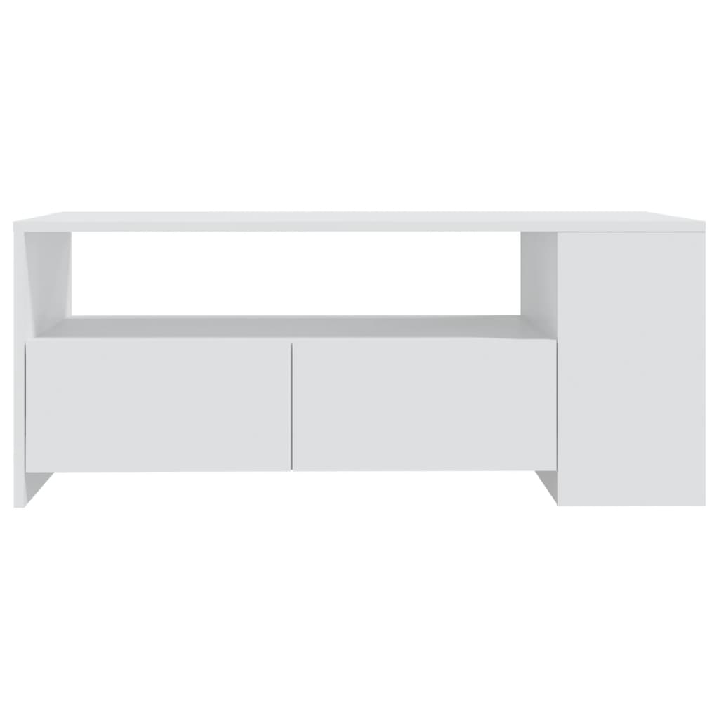 Soffbord – vitt, 102×55×42 cm