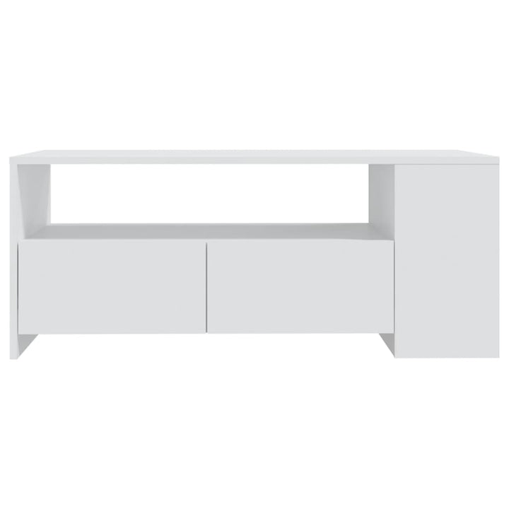 Soffbord – vitt, 102×55×42 cm