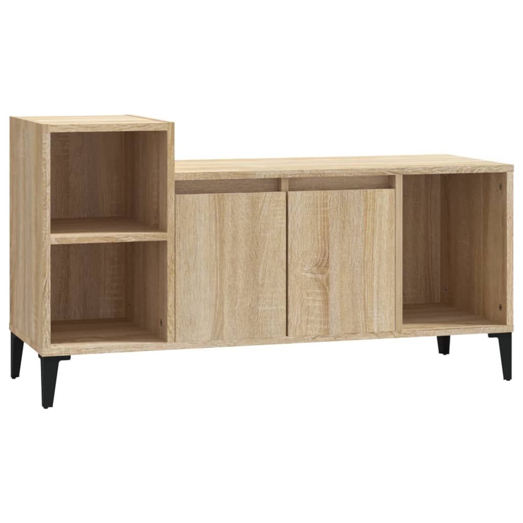 TV-bänk – sonoma ek, 100×35×55 cm