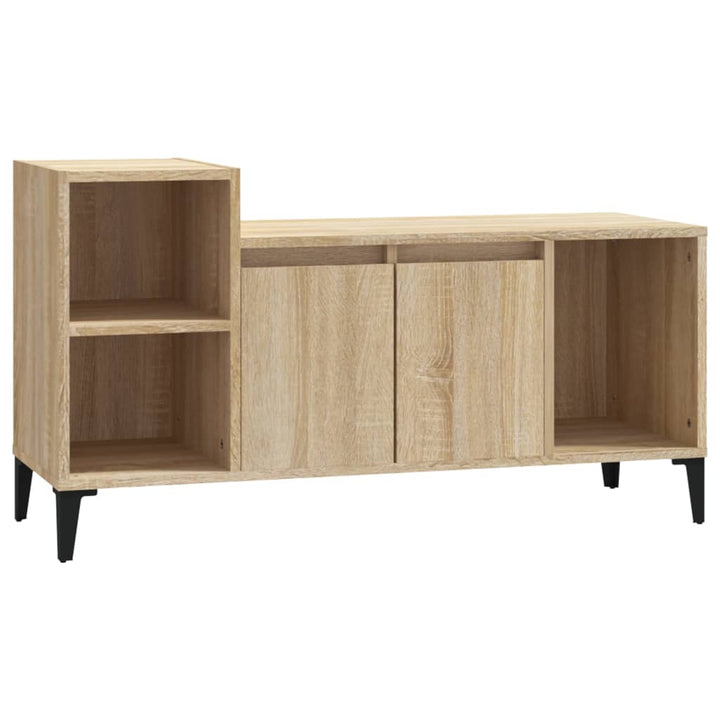 TV-bänk – sonoma ek, 100×35×55 cm