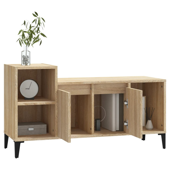TV-bänk – sonoma ek, 100×35×55 cm