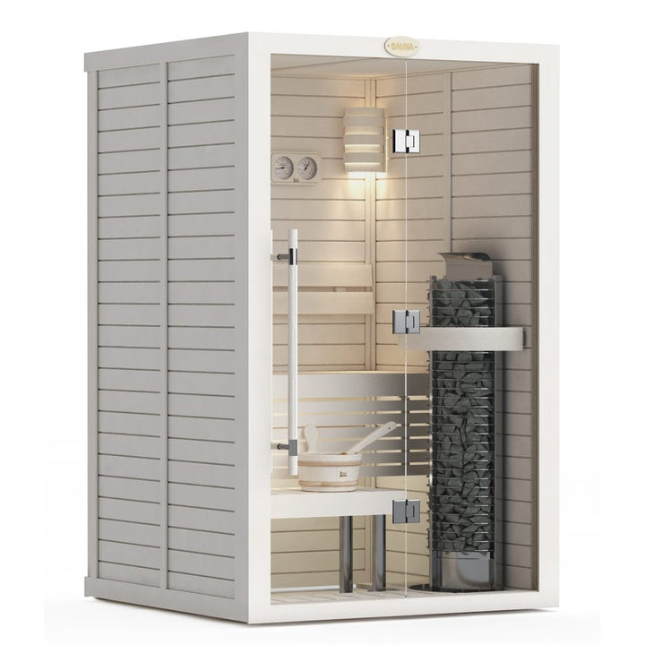 SAWO Indoor Sauna Glass Front Aspen