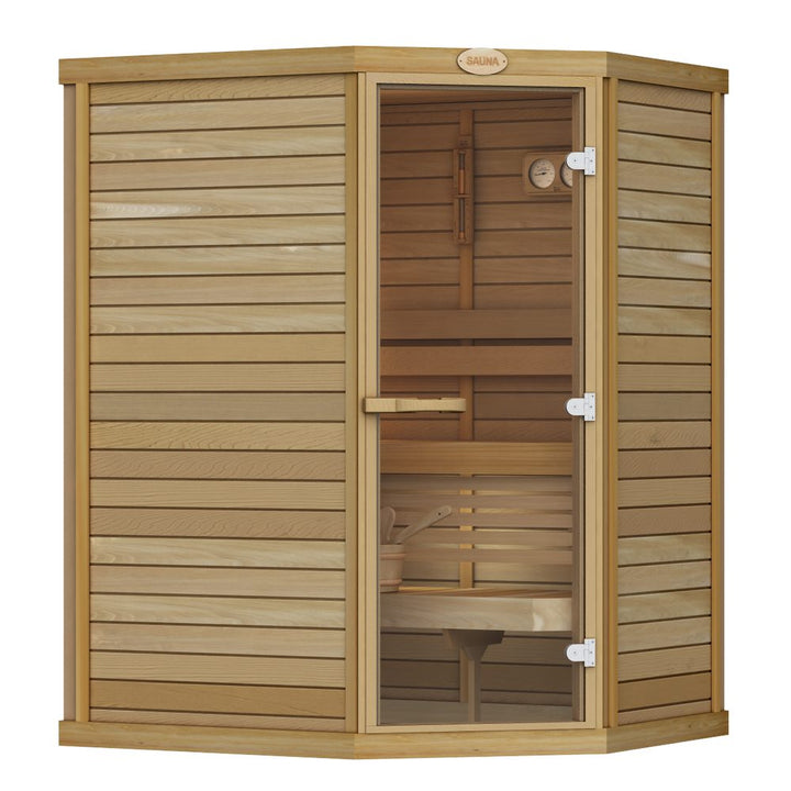 SAWO Indoor Sauna Standard Cedar Corner