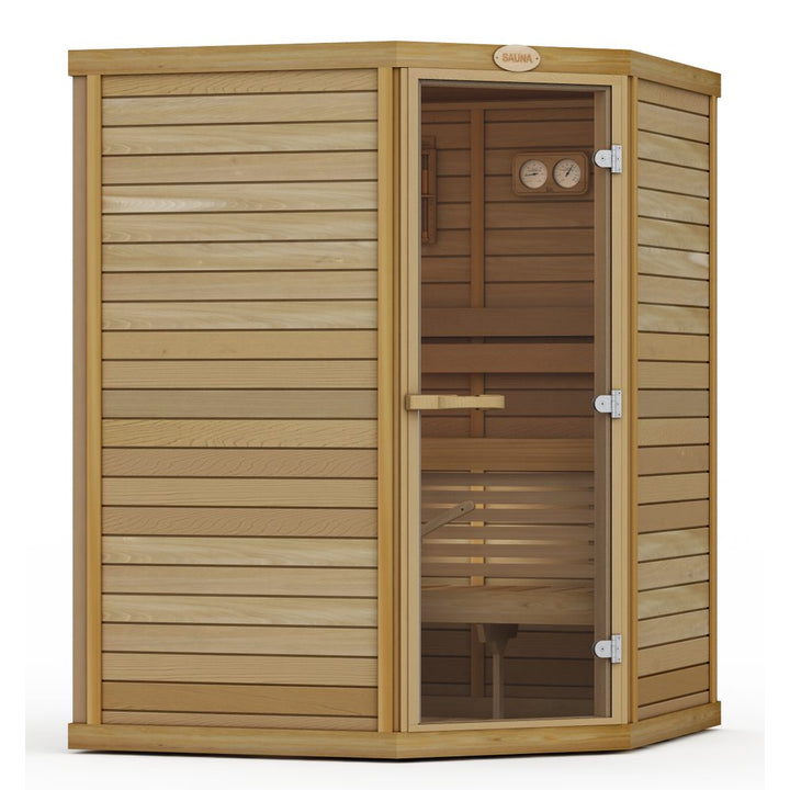 SAWO Indoor Sauna Standard Cedar Corner