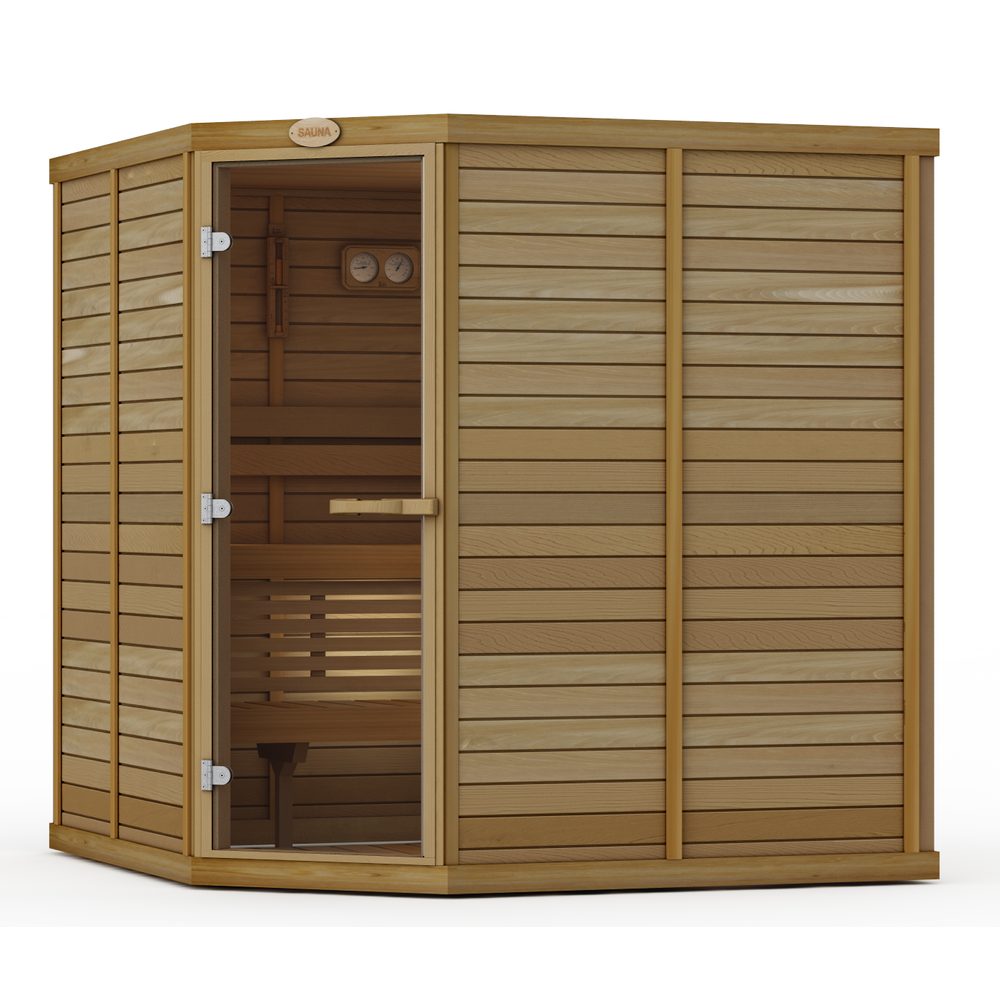 SAWO Indoor Sauna Standard Cedar Corner