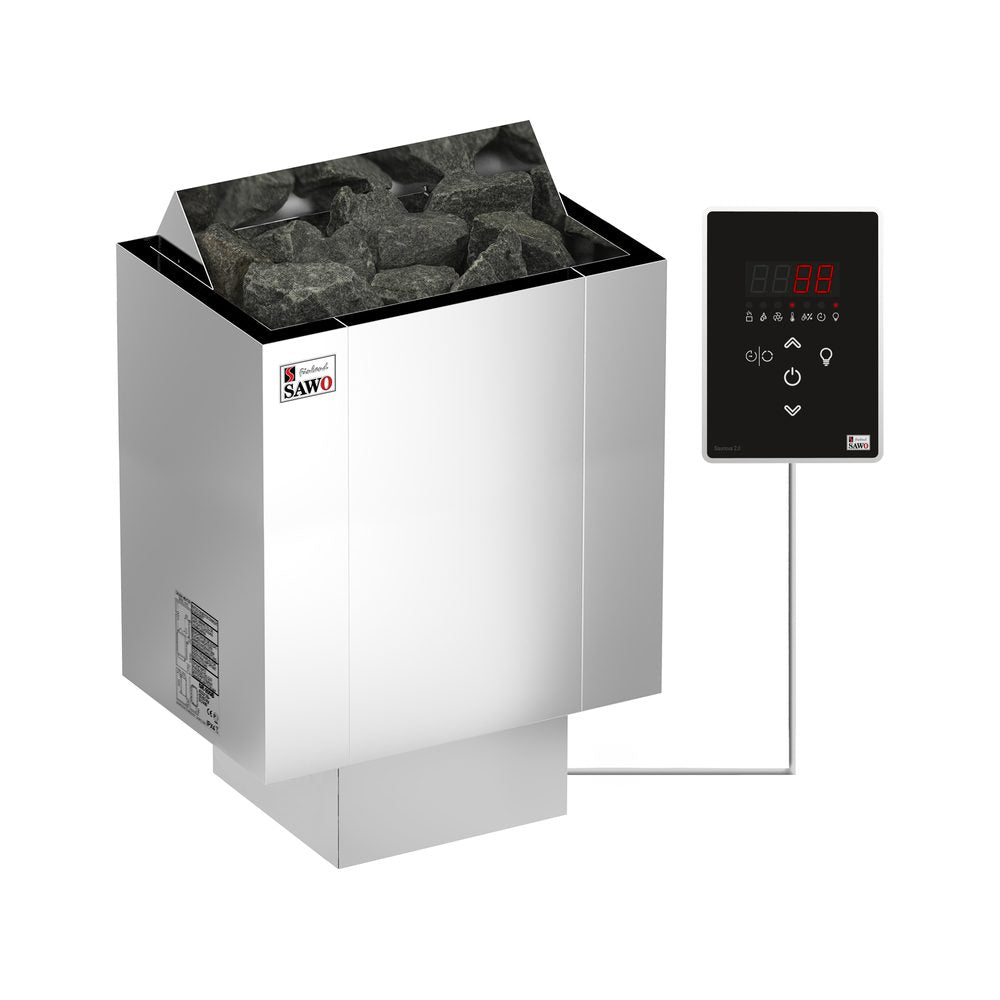 SAWO Electric Sauna Heater Stainless Steel Nordex 3P-1P