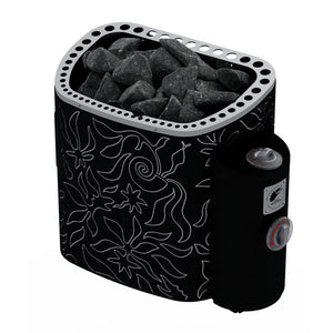 SAWO Electric Sauna Heater Dragonfire Scandifire Black 3P-1P