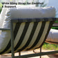 4-Piece Outdoor Furniture Set, Patio Outdoor Sofa with Cushion, Modern Metal Couch with Coffee Table, Outdoor Conversation Set for Porch Deck Balcony Backyard Living Room