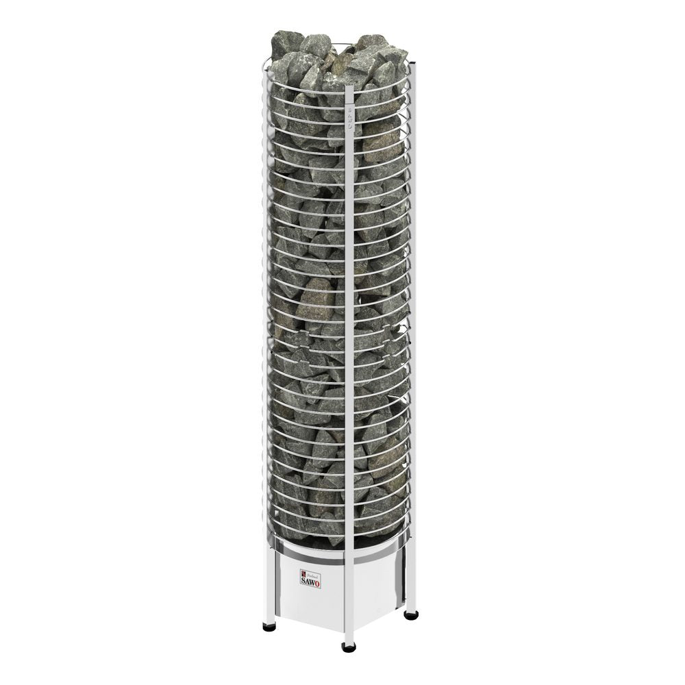 SAWO Electric Sauna Heater Tower Round 3P-1P