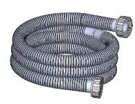 Ersättningsslang Poolex Universal 8 m sektionerbar Ø38 mm Intex/Bestway-kompatibel